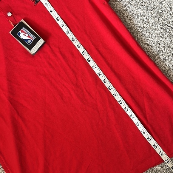 NBA PORTLAND TRAILBLAZERS NIKE MEN’S POLO SHIRT - SIZE LARGE - Picture 9 of 9